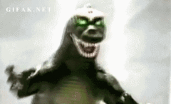 Godzilla attacks!