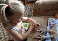 Маникюр для петушка