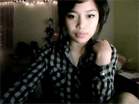 Masturbating